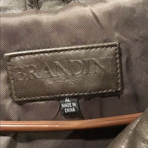 Brandi XL  Brown Leather Bomber
